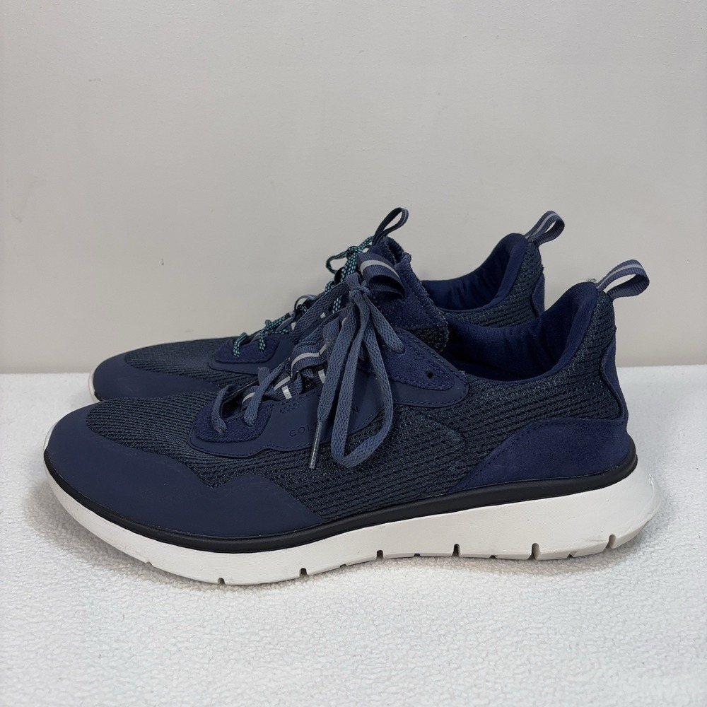 Cole Haan ZeroGrand Trainer Shoes Men's 10.5 M Navy Blue Comfort Performance
